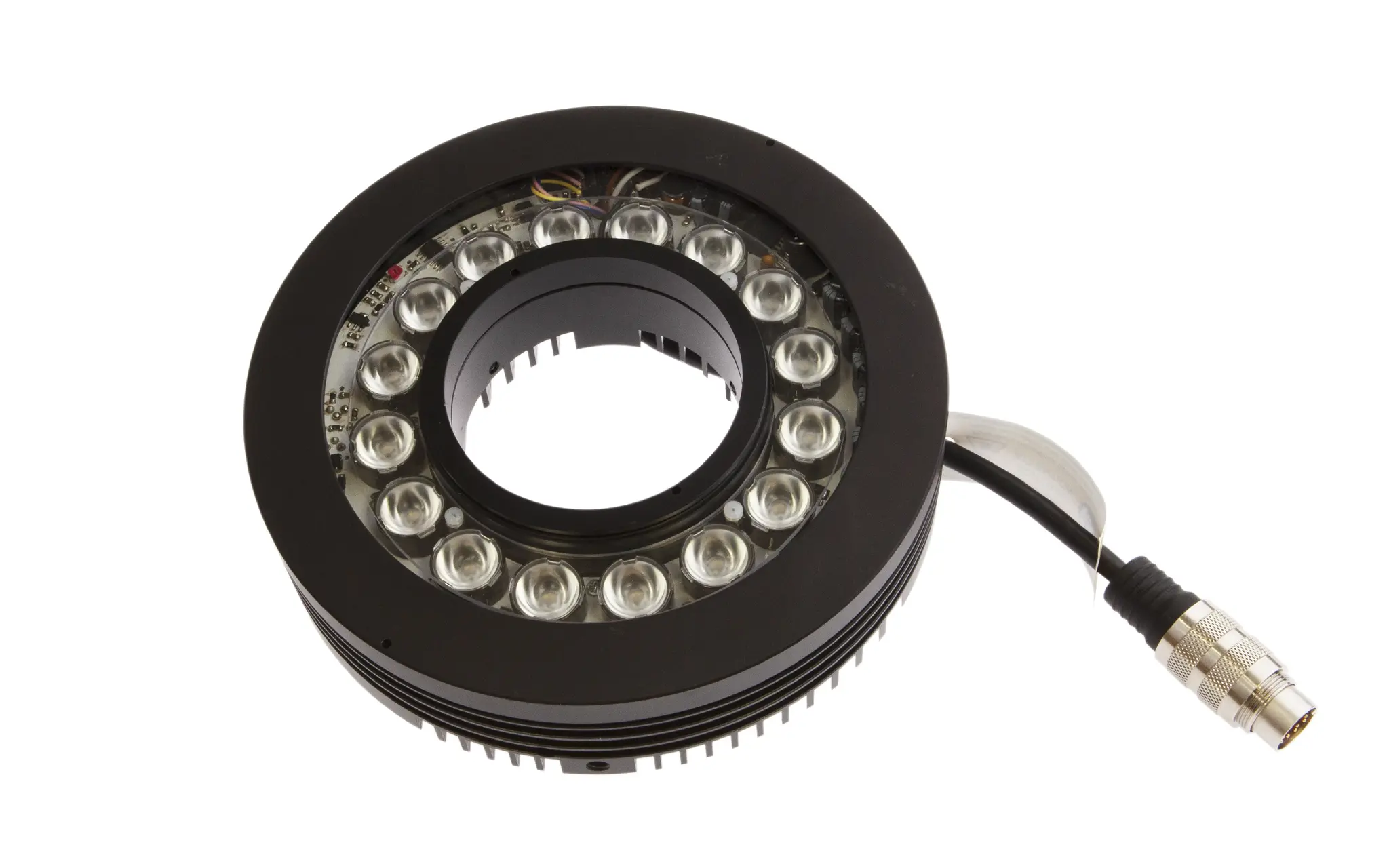 Produktfoto 1 von ipf Electronic ER1E8I40, LED Ringleuchte, Ø156mm, Infrarotlicht, 7,2W, 850nm