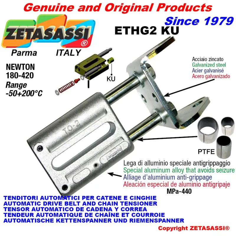Produktfoto 1 von ZETASASSI ETHG2PKU Automatic Spring Tensioner Ethg2 Ku With Fork