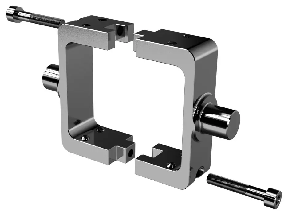Produktfoto 1 von Camozzi F-63-80 Joch für Stellantrieb mit Profilhülse,Serie 63