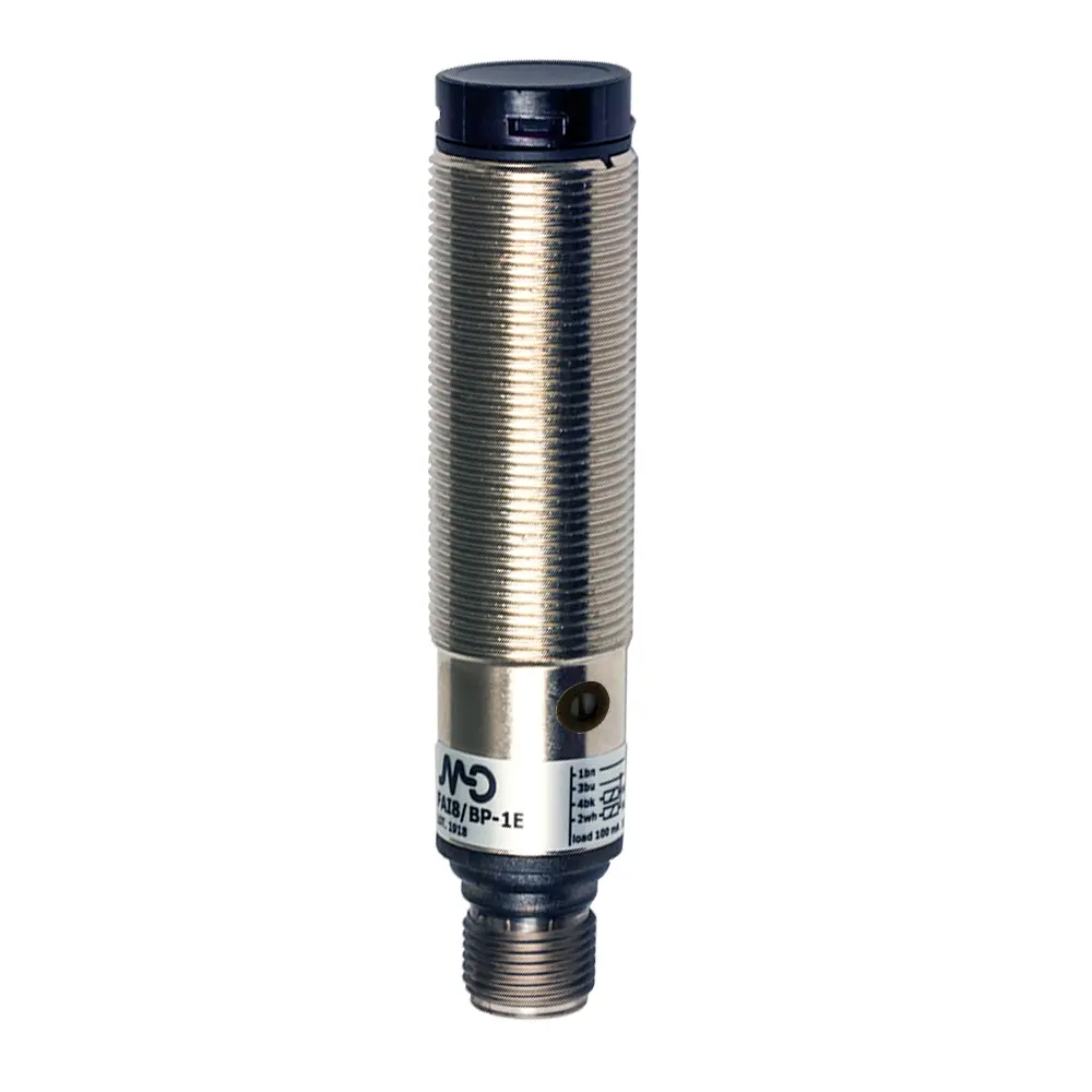 Produktfoto 1 von MD Micro Detectors FAR3/BP-1E, Optischer Sensor M18 100mm reg