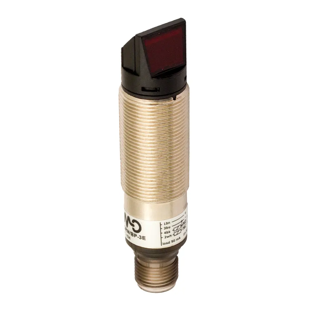 Produktfoto 1 von MD Micro Detectors FQRN/BP-3E, Optischer Sensor M18 Polarisiert 3m