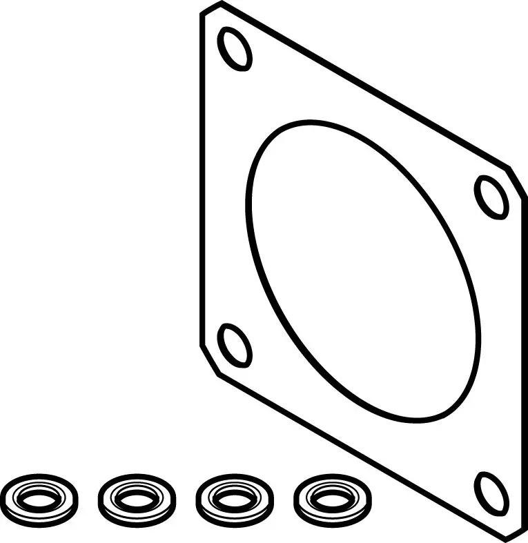 Produktfoto 1 von FESTO EADS-F-55A, Dichtung-SET, P\n: 2481477
