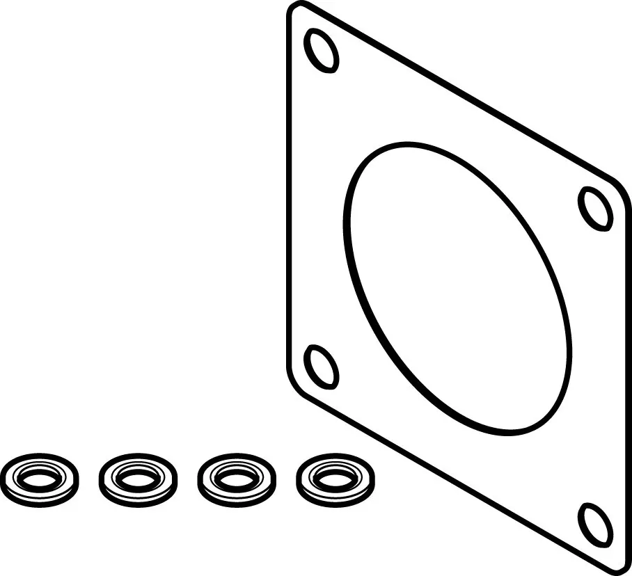 Produktfoto 1 von FESTO EADS-F-57A, Dichtung-SET, P\n: 2481478