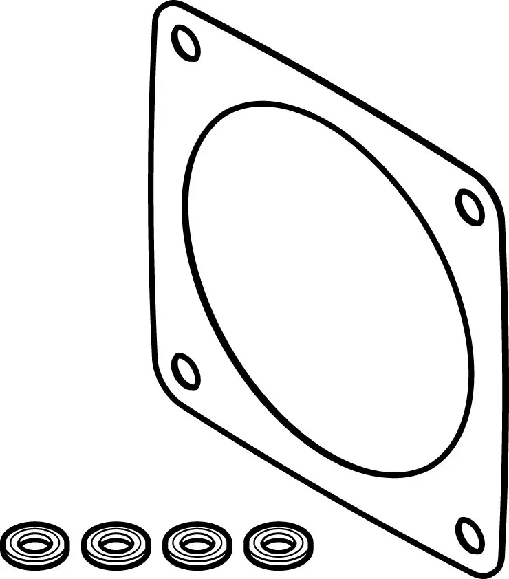 Produktfoto 1 von FESTO EADS-F-60P, Dichtung-SET, P\n: 2481479