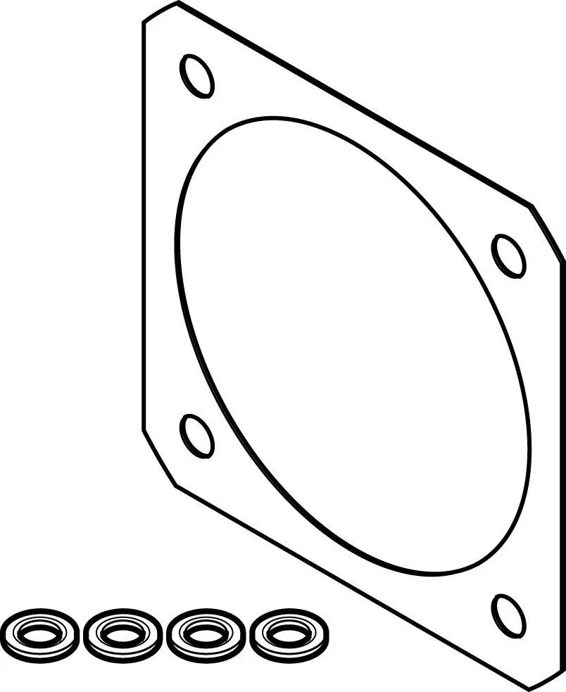 Produktfoto 1 von FESTO EADS-F-70A, Dichtung-SET, P\n: 2481480