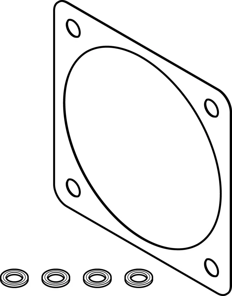 Produktfoto 1 von FESTO EADS-F-90R, Dichtung-SET, P\n: 2483679