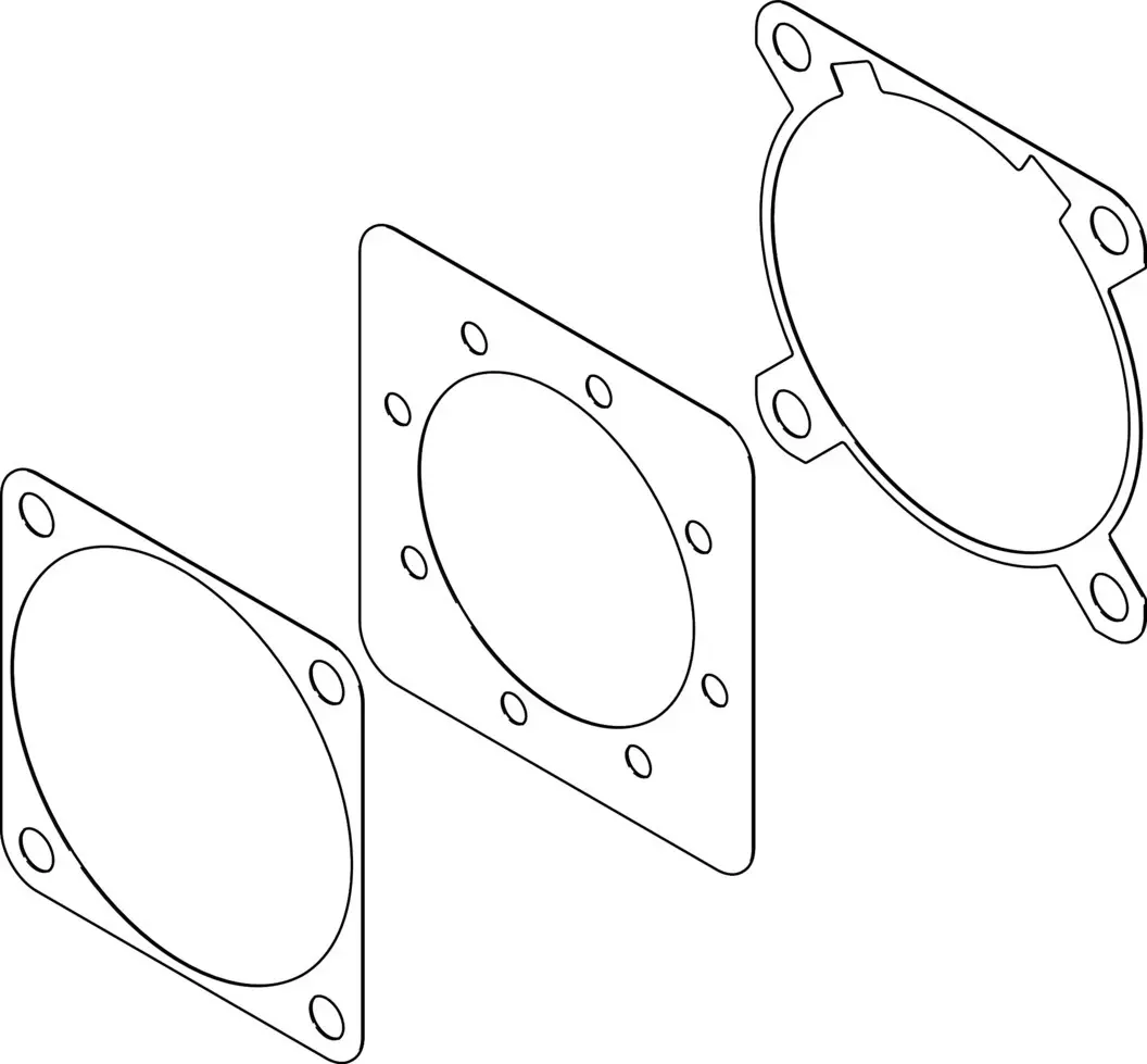 Produktfoto 1 von FESTO EADS-F-D100-100A, Dichtung-SET, P\n: 3356966