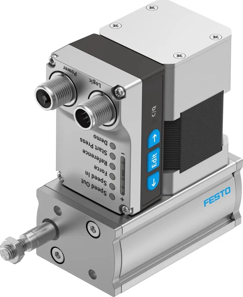 Produktfoto 1 von FESTO EPCE-TB-45-20-FL-ST-M-H1-PLK-AA, Elektrozylindereinheit, P\n: 8101540