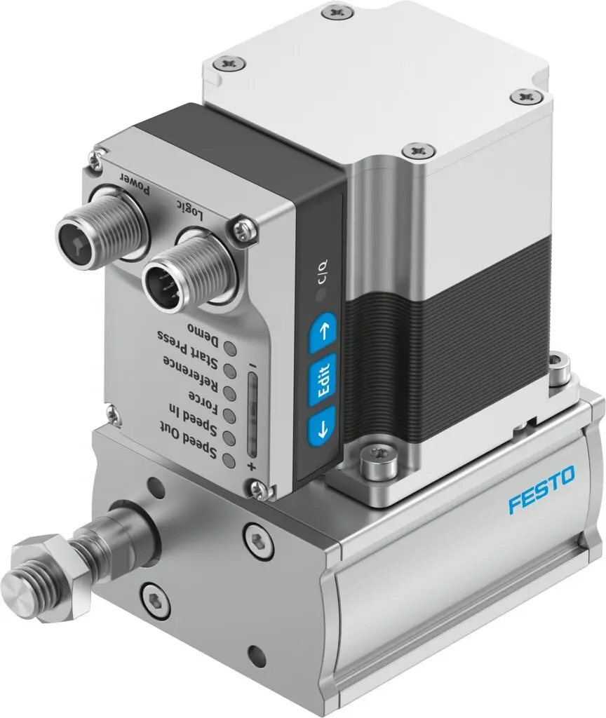 Produktfoto 1 von FESTO EPCE-TB-60-10-FL-ST-M-H1-PLK-AA, Elektrozylindereinheit, P\n: 8102163