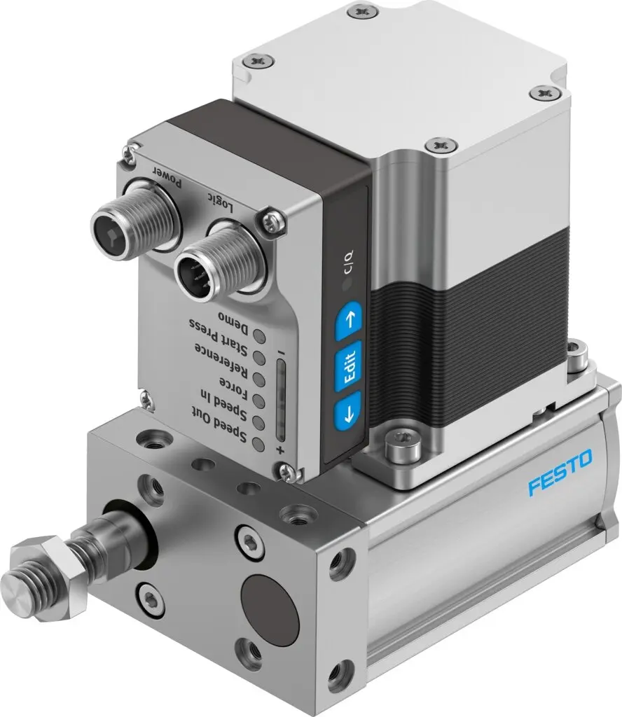 Produktfoto 1 von FESTO EPCE-TB-60-10-FL-MF-ST-M-H1-PLK-AA, Elektrozylindereinheit, P\n: 8102166