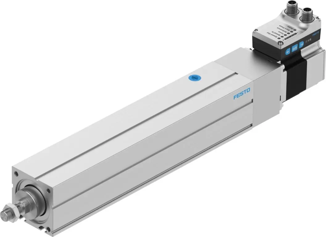 Produktfoto 1 von FESTO EPCS-BS-60-200-5P-A-ST-M-H1-PLK-AA, Elektrozylindereinheit, P\n: 8118290