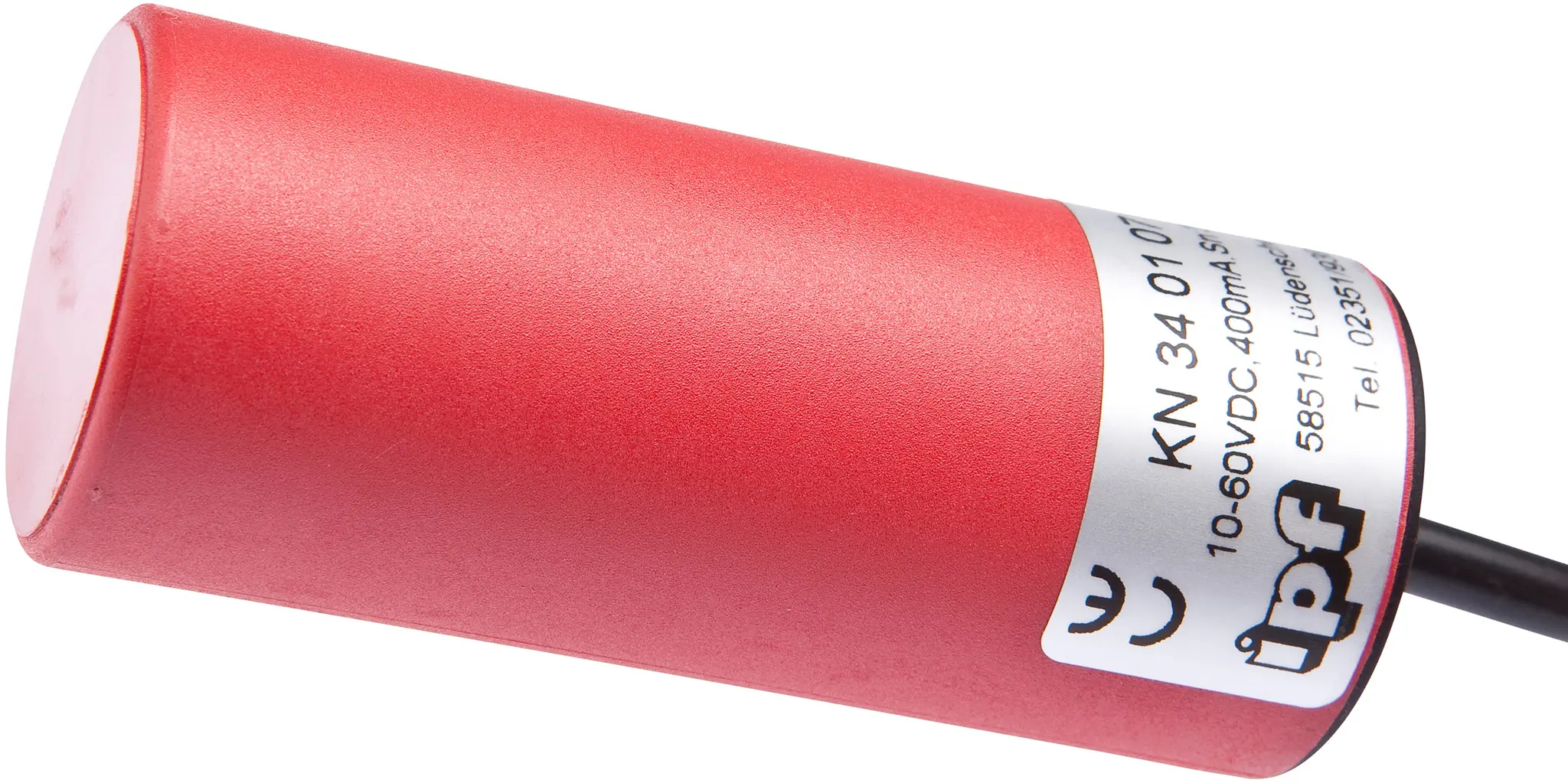 Produktfoto 1 von ipf Electronic KN340107, Sensor kapazitiv, Ø34mm 81lang, nicht bündig, Sn: 6-30,