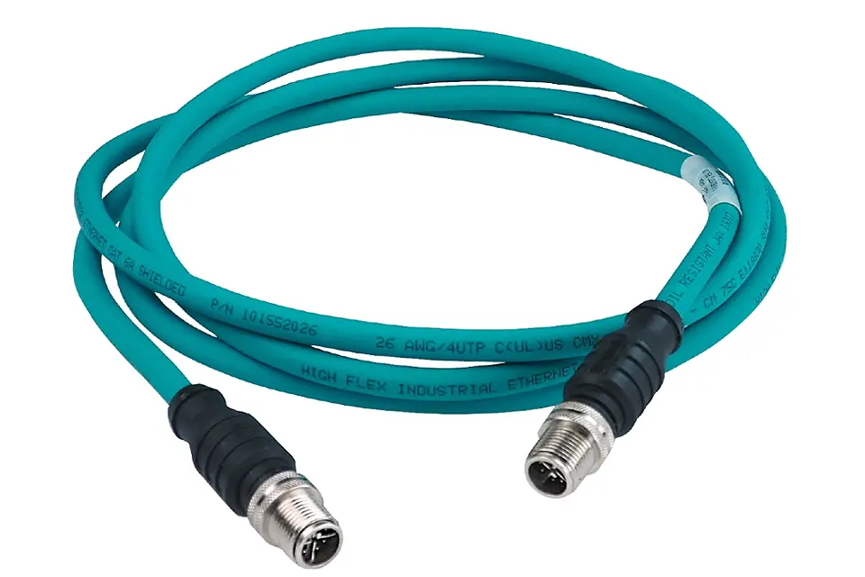 HBM Messtechnik 1-KAB2107-0.4, Ethernet (M12-0,4m-M12)