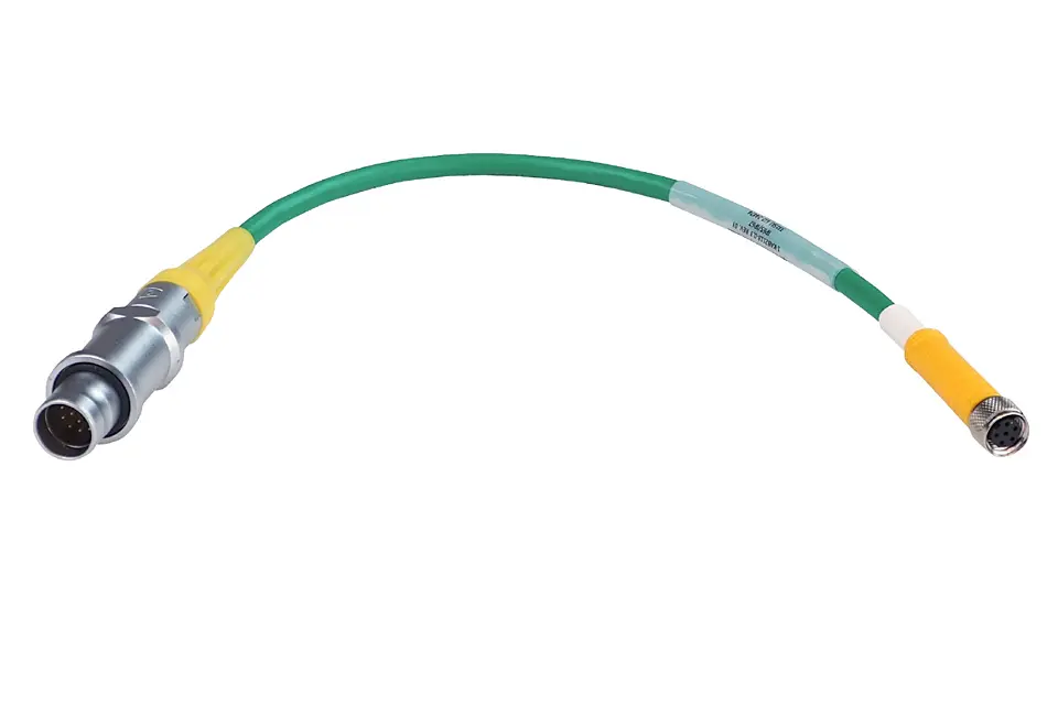 Produktfoto 1 von HBM Messtechnik 1-KAB2119-0.3, Adapter Spannung (ODU 14p-0,3m-M8F)