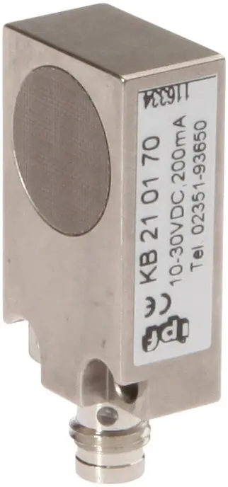 Produktfoto 1 von ipf Electronic KB210170, Sensor kapazitiv, 43x12x20mm, bündig, Sn: 5, 10-30V DC,