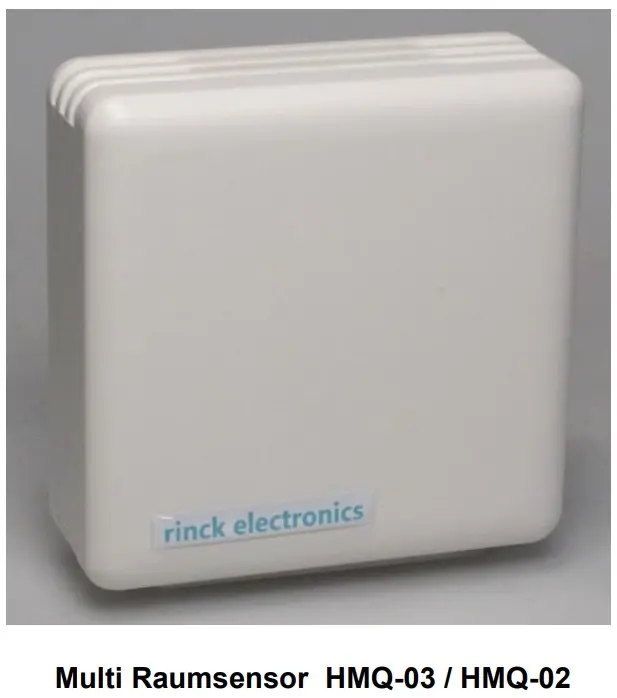Produktfoto 1 von Rinck Electronic HMQ-03, Multi-Raumsensor, Temperatur, Feuchte, 2x Ausgang 0-10V
