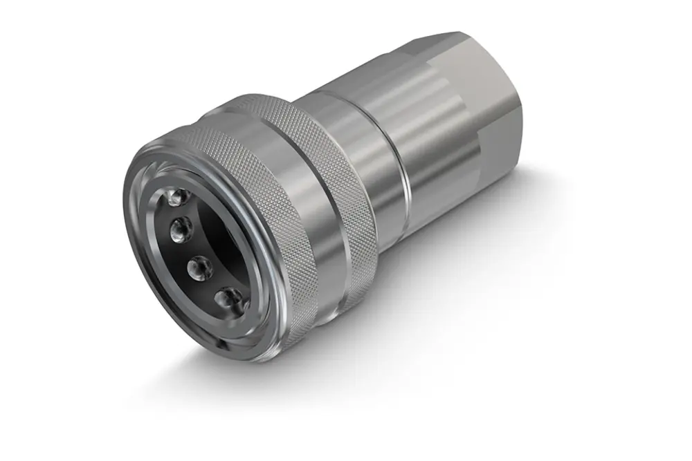 Produktfoto 1 von Indunorm Faster HNV-Muffe (Edelstahl), Standardkupplungen, P/n: HNV 1 NPT F 2V