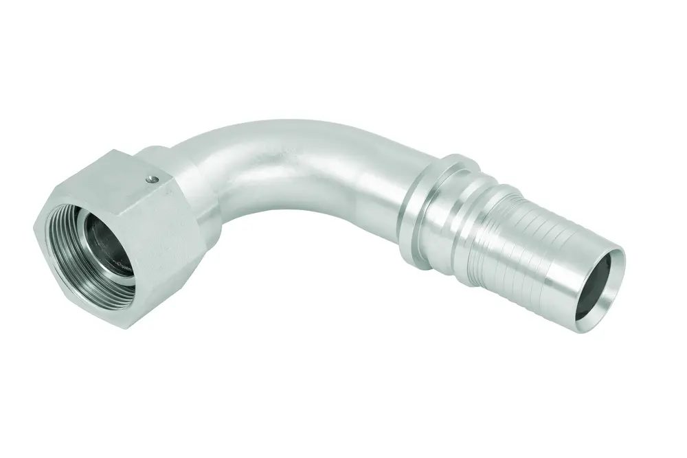 Produktfoto 1 von Indunorm DKOR BOF 90°, BSP-Dichtkopf, 60°-Konus mit O-Ring, P/n: HAI12BOF90S12