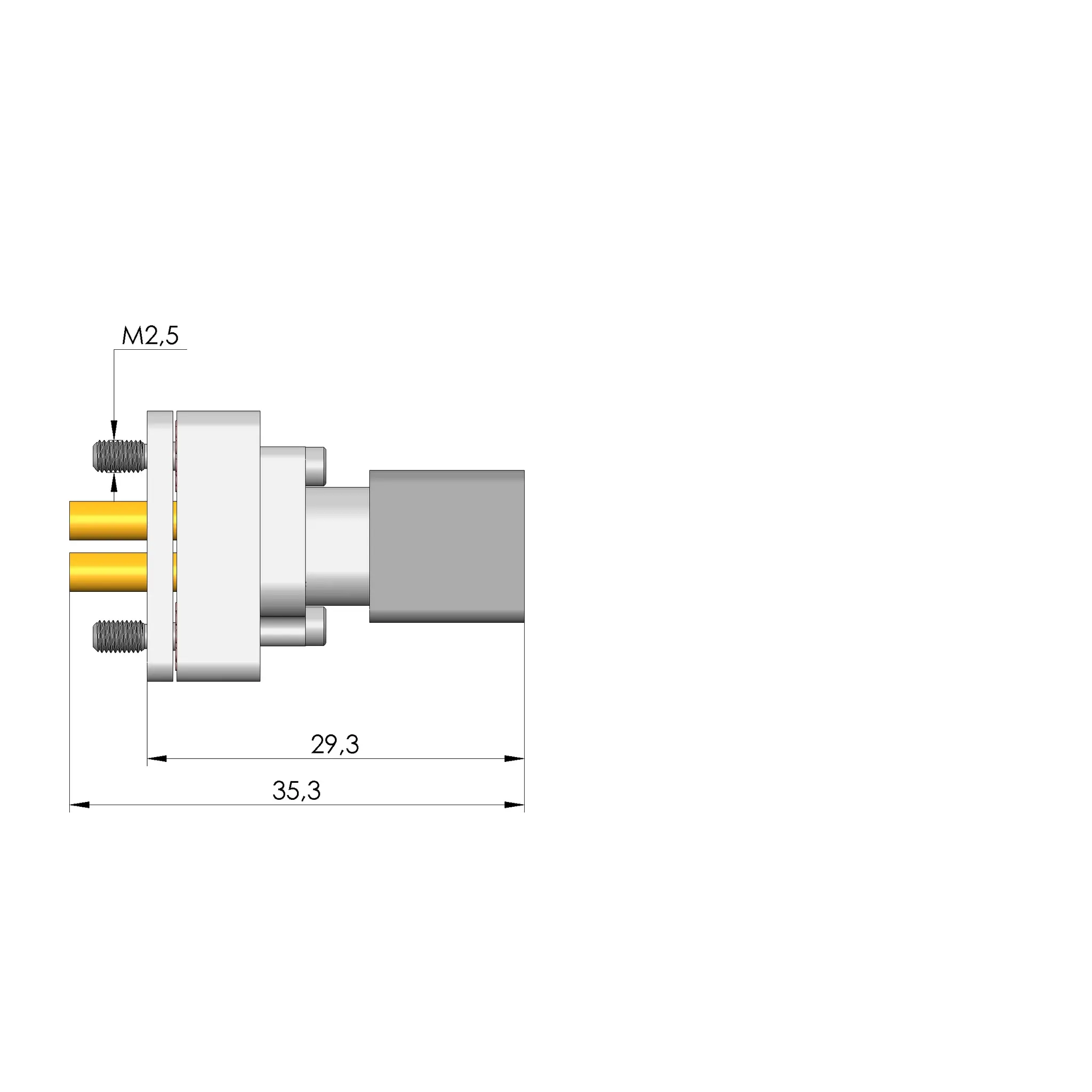 Produktfoto 1 von Ingun HAS-807 HFM-4-VZ-040x040-F, Hülsenaufhängung, best. + VZ,SKU: HAS-807-0025
