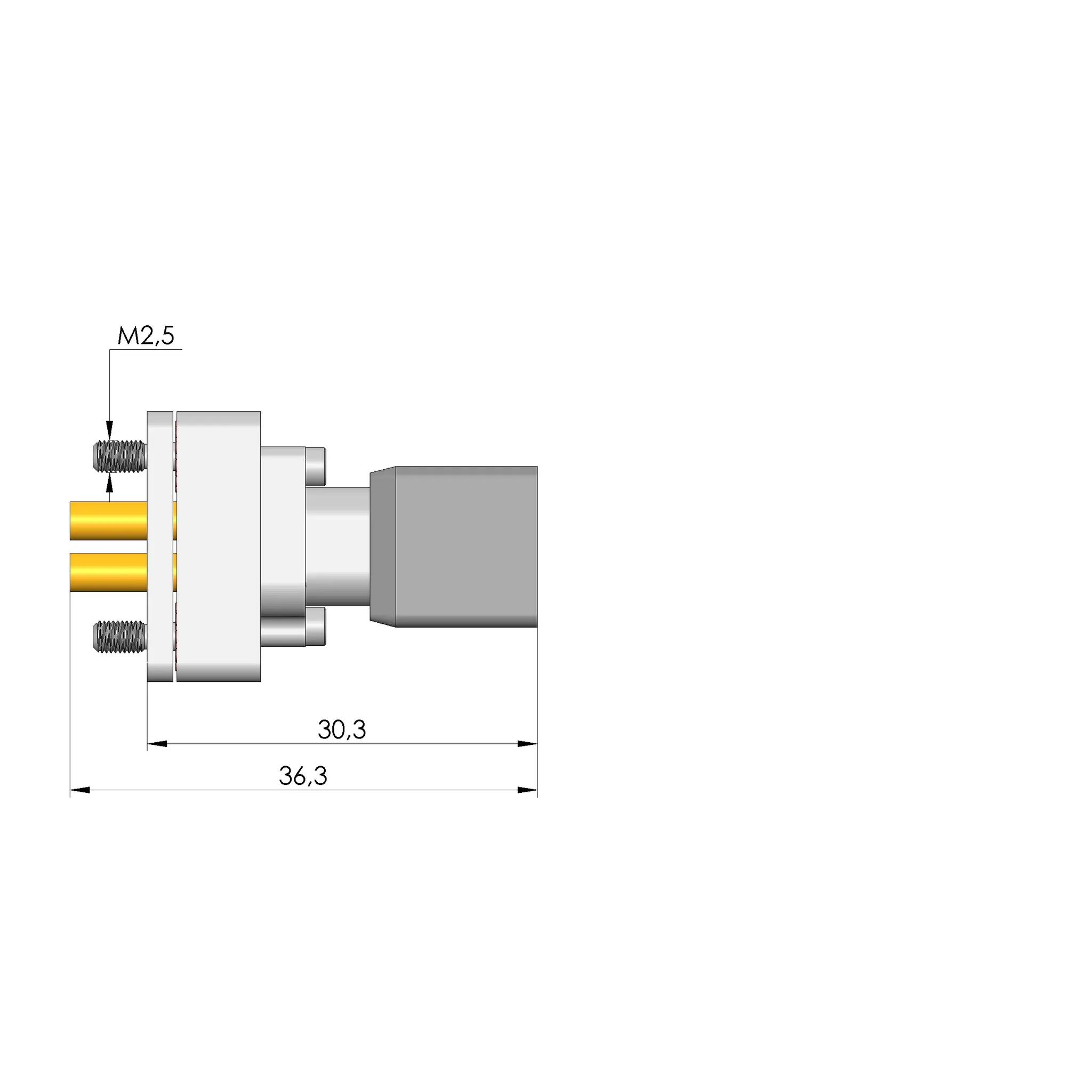 Produktfoto 1 von Ingun HAS-807 HTE-4-VZ-040x040-F, Hülsenaufhängung, best. + VZ,SKU: HAS-807-0027