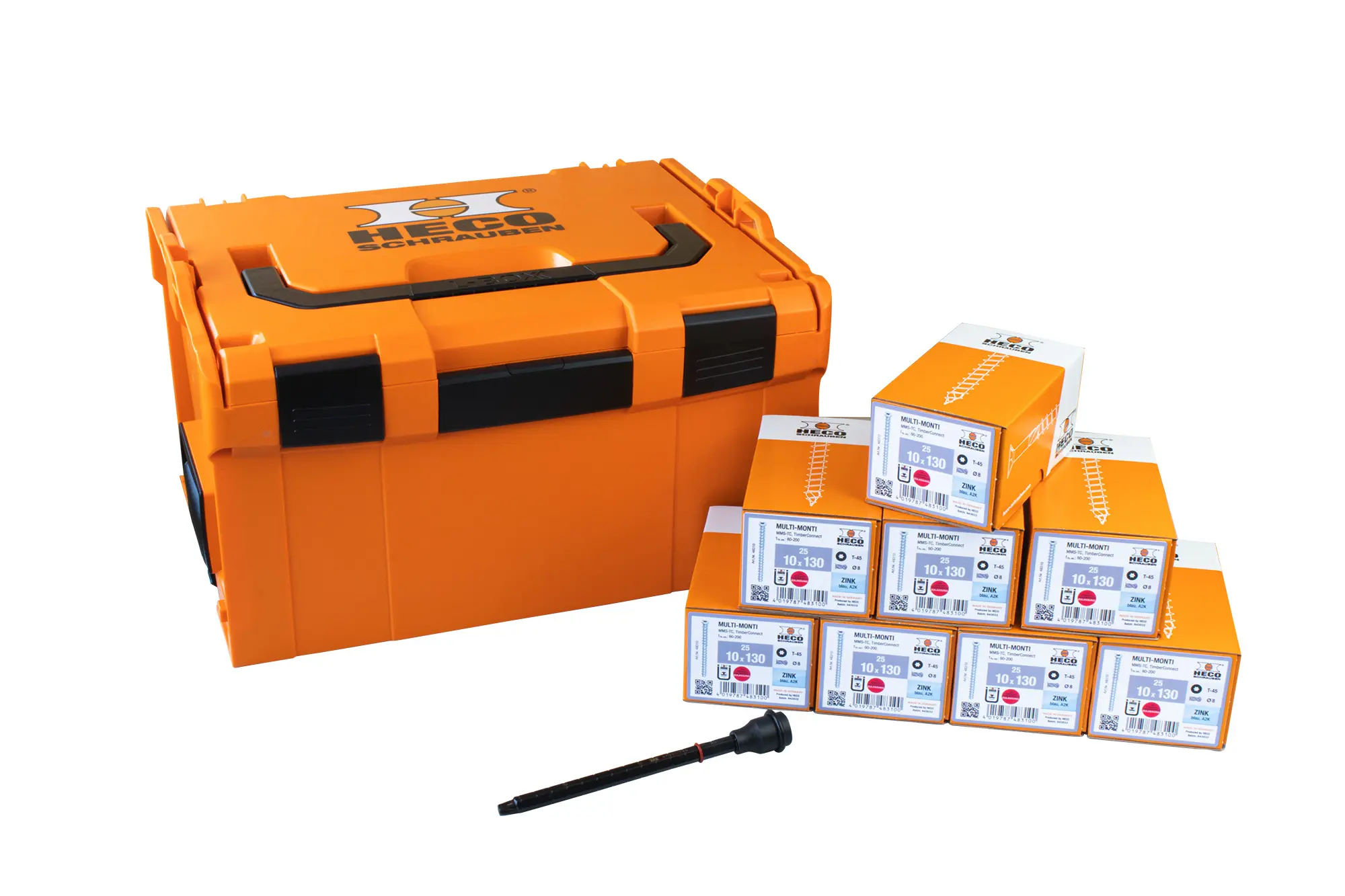 Produktfoto 1 von HECO 63104, Sortimentskoffer L-BOXX 238 Multi-MontimmS-TC 10x130