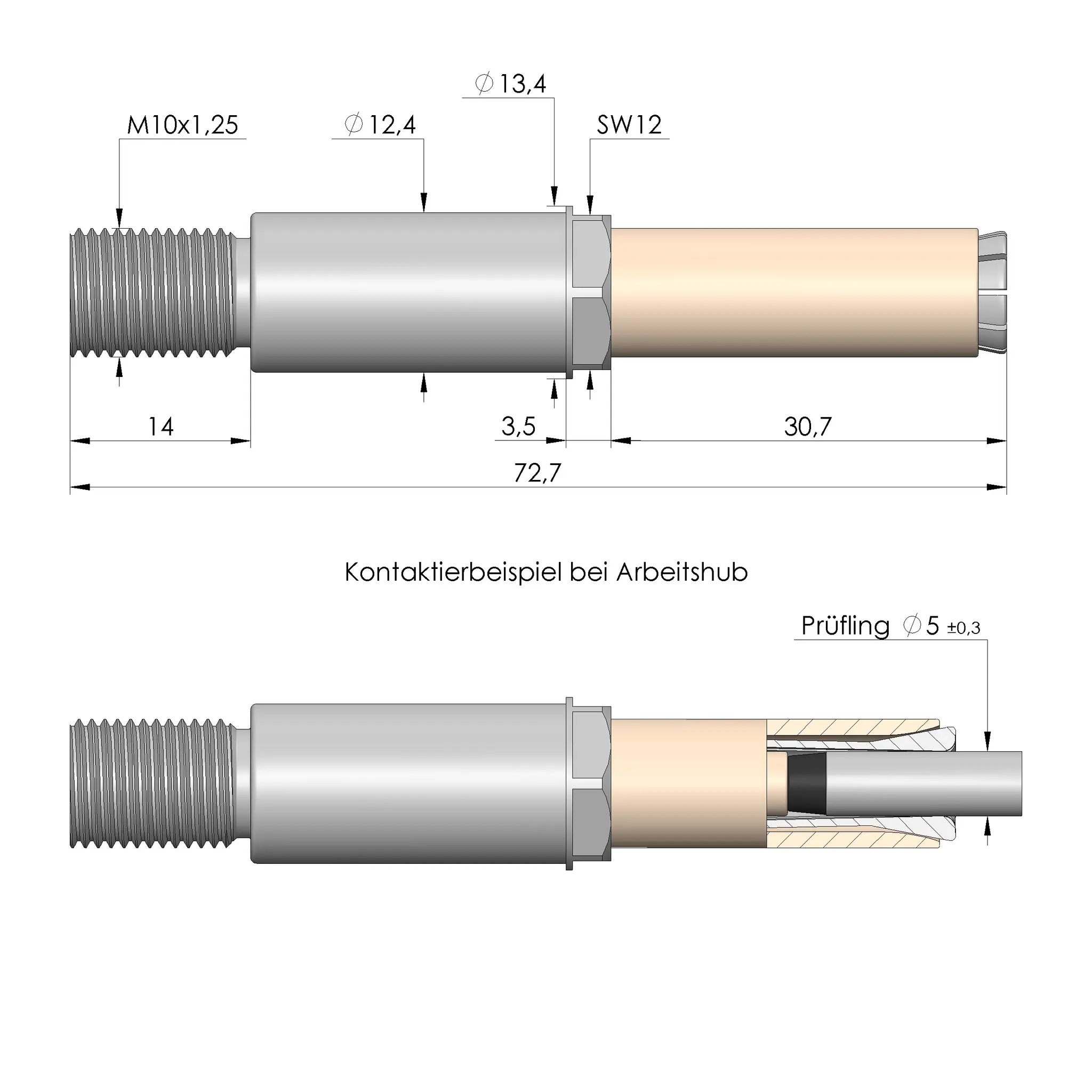 Produktfoto 1 von Ingun HKR-672 500 130 S 40004 M, Hochstromklemme Rundkontakt, SKU: HKR-672-0035