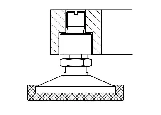 Produktfoto 1 von HBM Messtechnik 1-HLCB/PCX/1.76SET, Pendel-Lastfuß für HLCB Set (4 Stück)