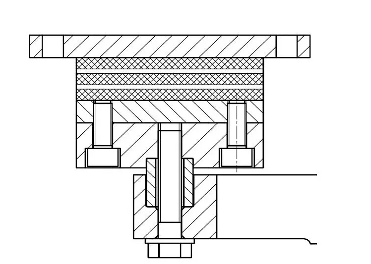 Produktfoto 1 von HBM Messtechnik 1-HLCB/4.4T/ZEL, Gummi-Metall-Lager für HLCB/4,4t