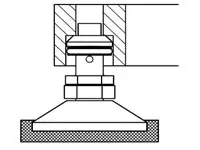 Produktfoto 1 von HBM Messtechnik 1-HLCB/ZFP/1.76T, Pendel-Lastfuß für HLCB bis 1,76t