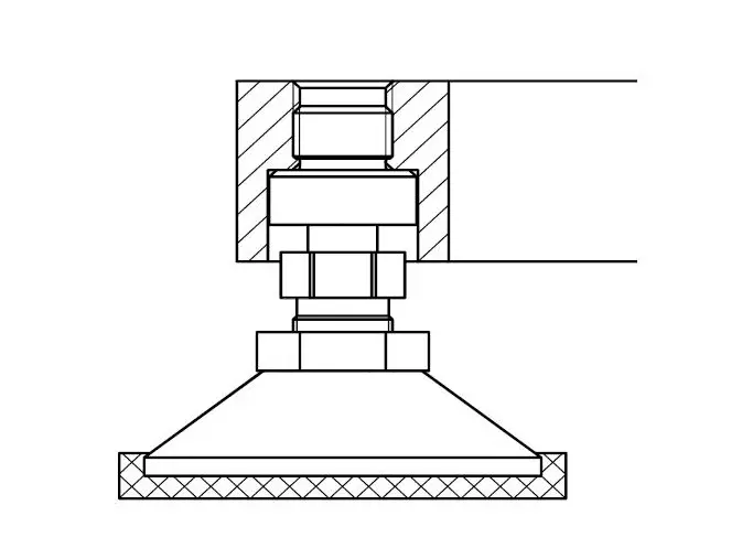 Produktfoto 1 von HBM Messtechnik 1-HLCB/ZFP/4.4T, Pendel-Lastfuß für HLCB/2,2t+4,4t