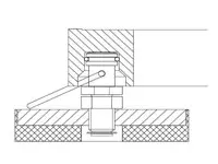 Produktfoto 1 von HBM Messtechnik 1-HLCF/ZKP/1.76T, Pendel-Lastfuß für HLCF bis 1,76t