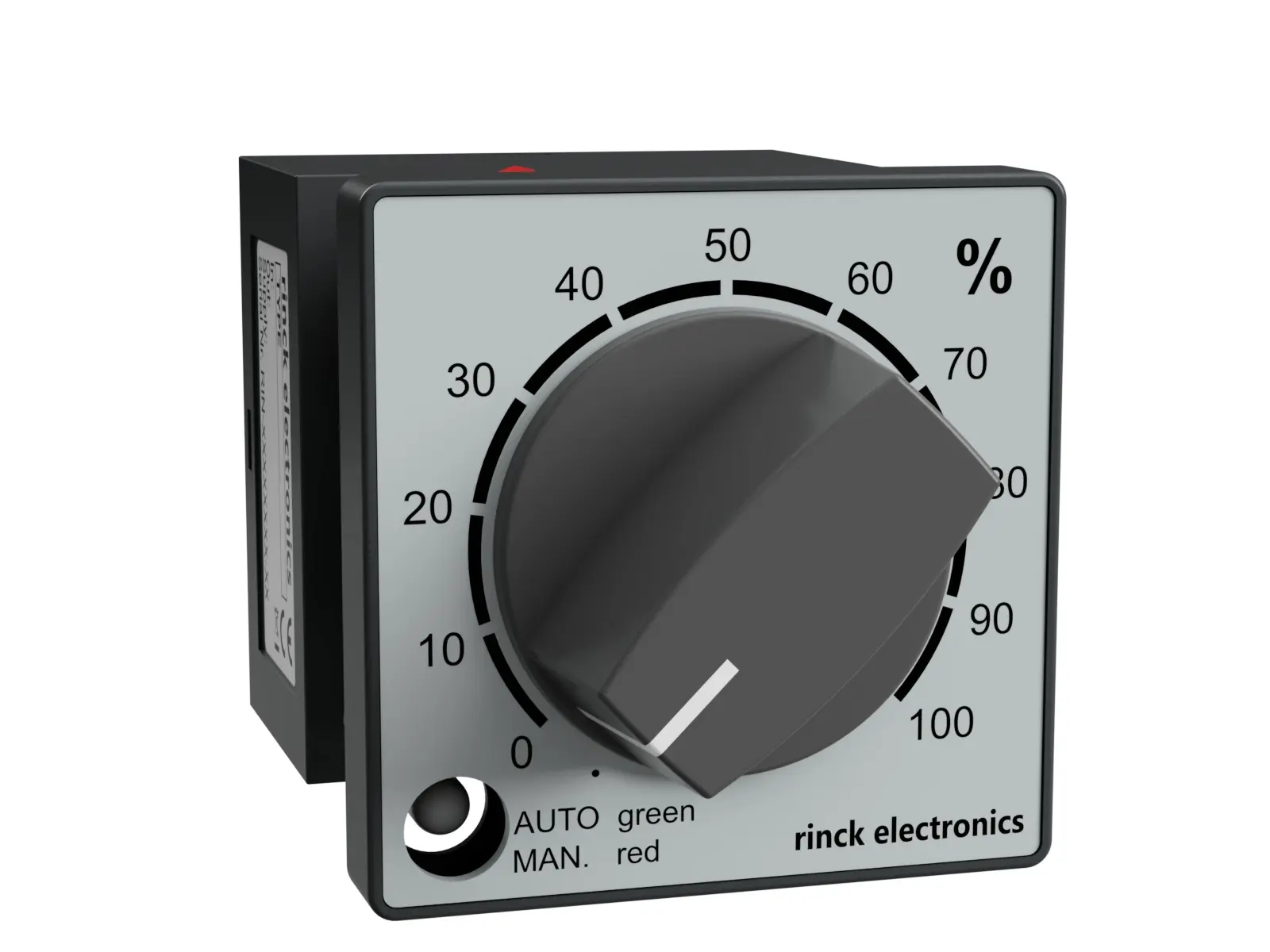 Produktfoto 1 von Rinck Electronic HSE02, Handschaltebene 0 - 10V, Schalttafelfronteinbau 48x48 mm