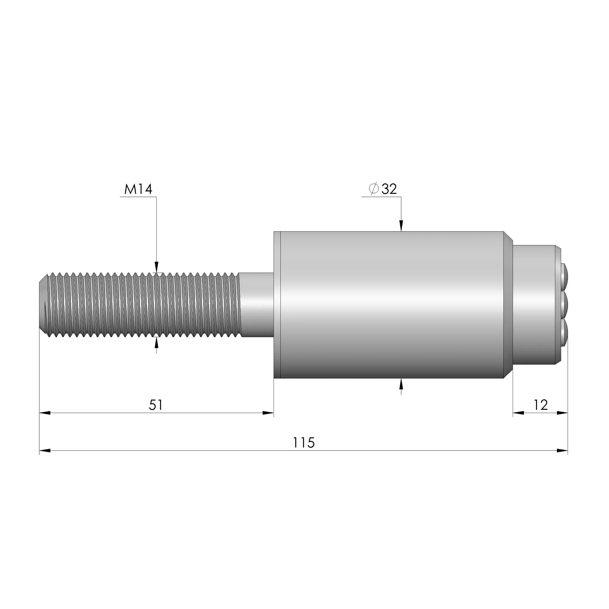 Produktfoto 1 von Ingun HSS-2532, Hochstromstift, SKU: HSS-2532