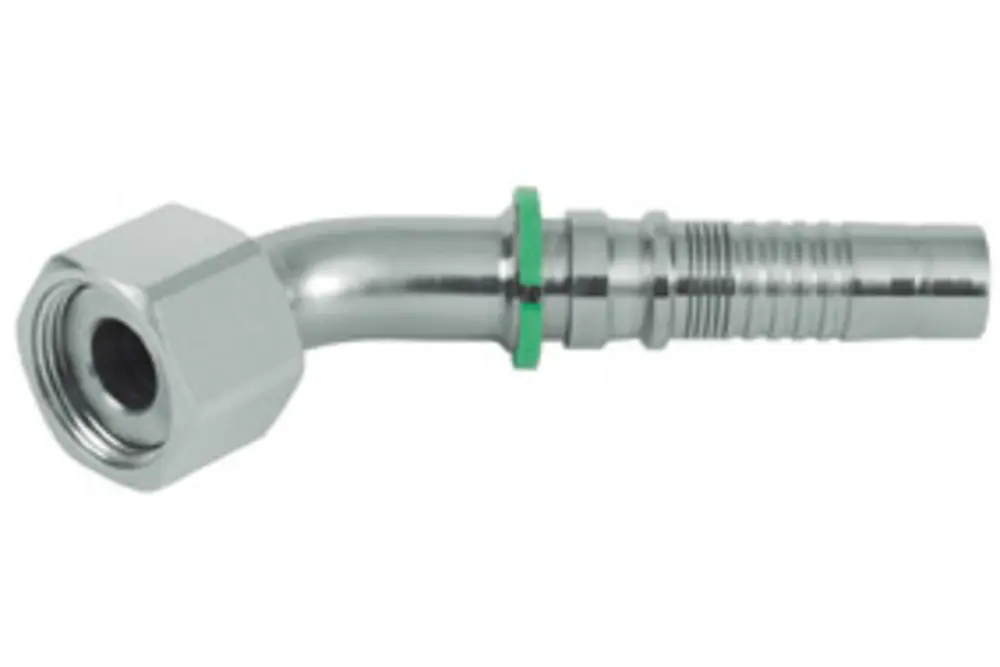 Produktfoto 1 von Indunorm Hochdruck Schlaucharmaturen ORFS 45°, P/n: HV-S20LORF45S20