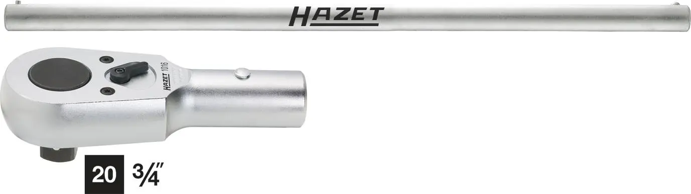 Produktfoto 1 von Hazet 1016/2, Knarrenkopf 3/4" (20 mm) 620 mm