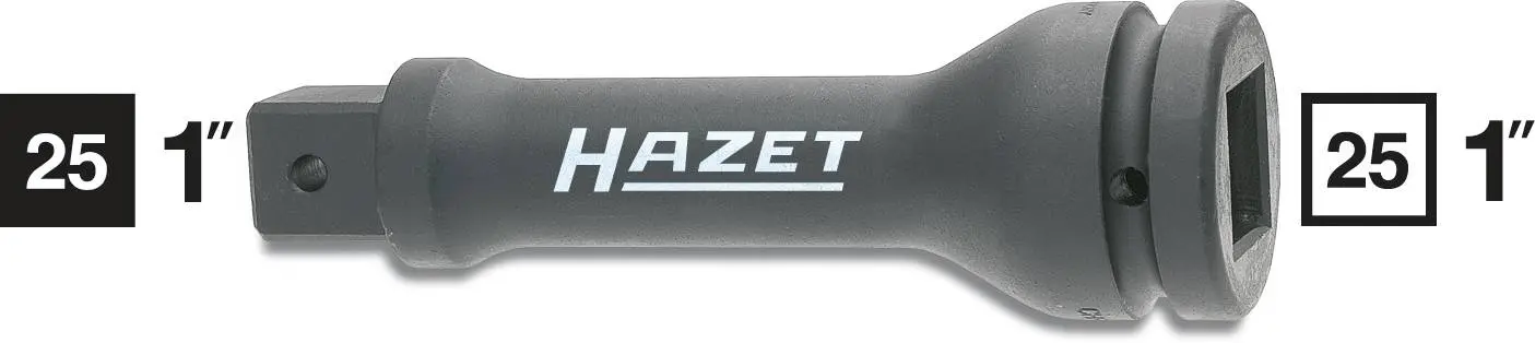 Hazet 1105S-7, Steckschlüssel-Verlängerung 1 Zoll Antrieb 1" (25 mm) 180mm