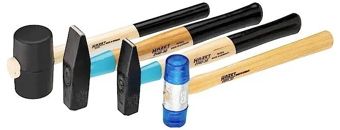 Produktfoto 1 von Hazet 2140/4, Hammer-Set 2171g DIN 1041