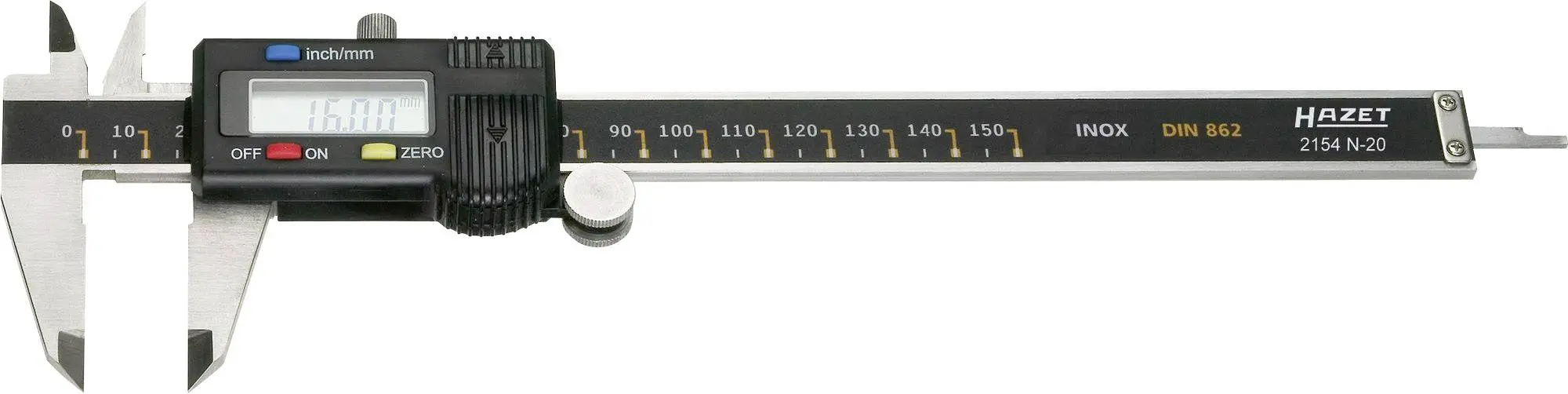 Produktfoto 1 von Hazet 2154N-20, Digitaler Messschieber 150mm