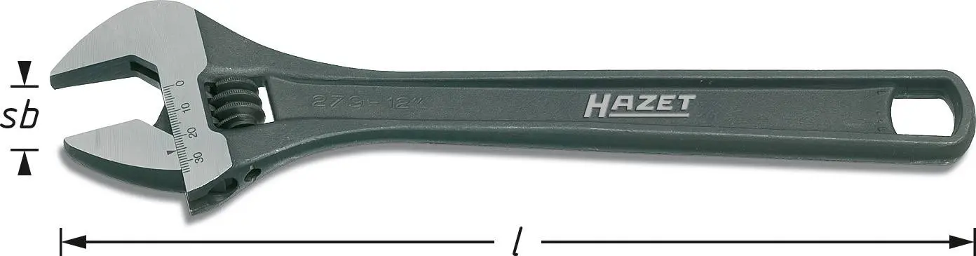 Produktfoto 1 von Hazet 279-15, Rollgabelschlüssel Schlüsselweite 43 mm