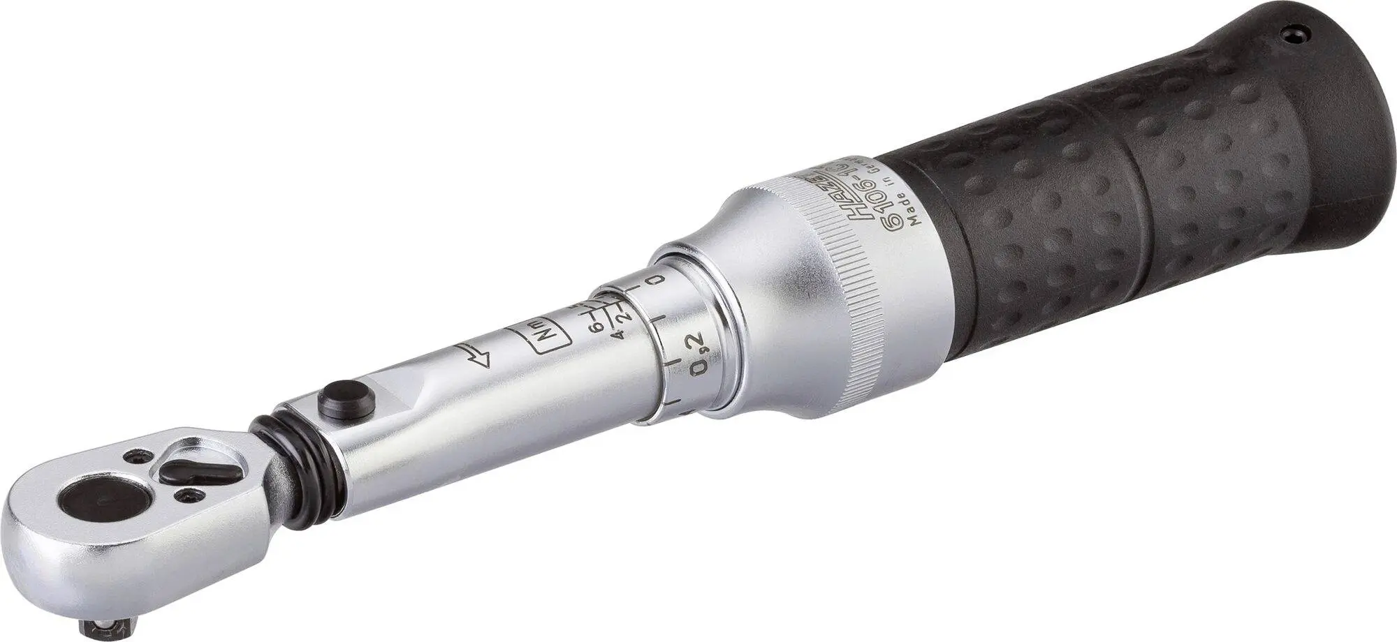 Produktfoto 1 von Hazet 6106-1CT, Drehmomentschlüssel mit Umschaltknarre 1/4" (6.3 mm) 1 - 6 Nm
