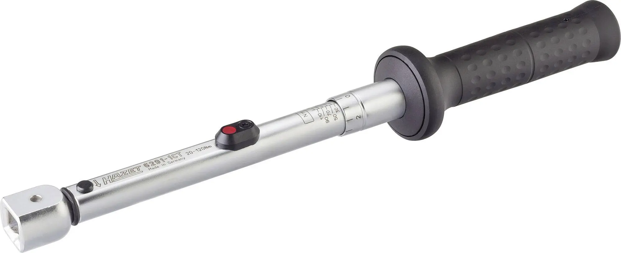 Hazet 6291-1CT, Drehmomentschlüssel für Einsteckwerkzeuge 20 - 120 Nm