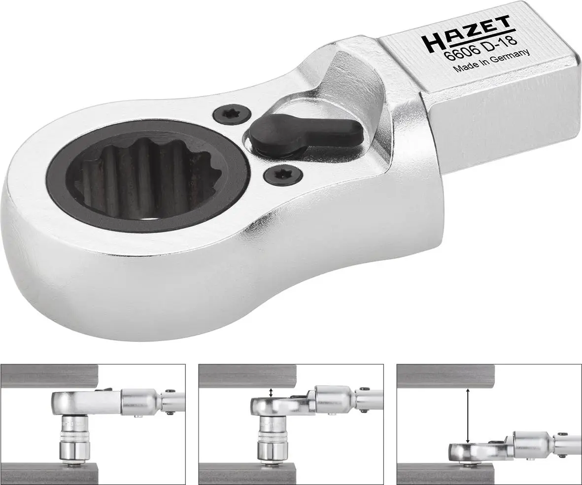 Produktfoto 1 von Hazet 6606D-17, Einsteckringschlüssel