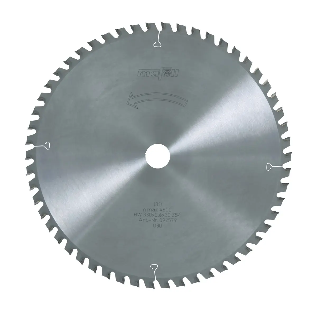 Produktfoto 1 von Mafell Hartmetall Sägeblatt HM 330 x 2,2/2,6 x 30 mm - 54 Zähne - Ersatzblatt