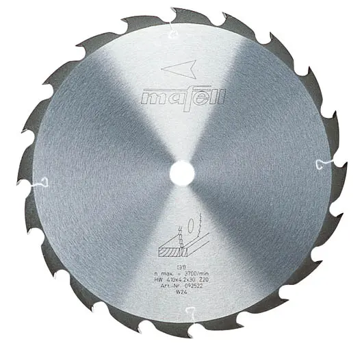 Produktfoto 1 von Mafell Hartmetall Sägeblatt HM 410 x 2,5/4,2 x 30 mm - 20 Zähne - Ersatzblatt