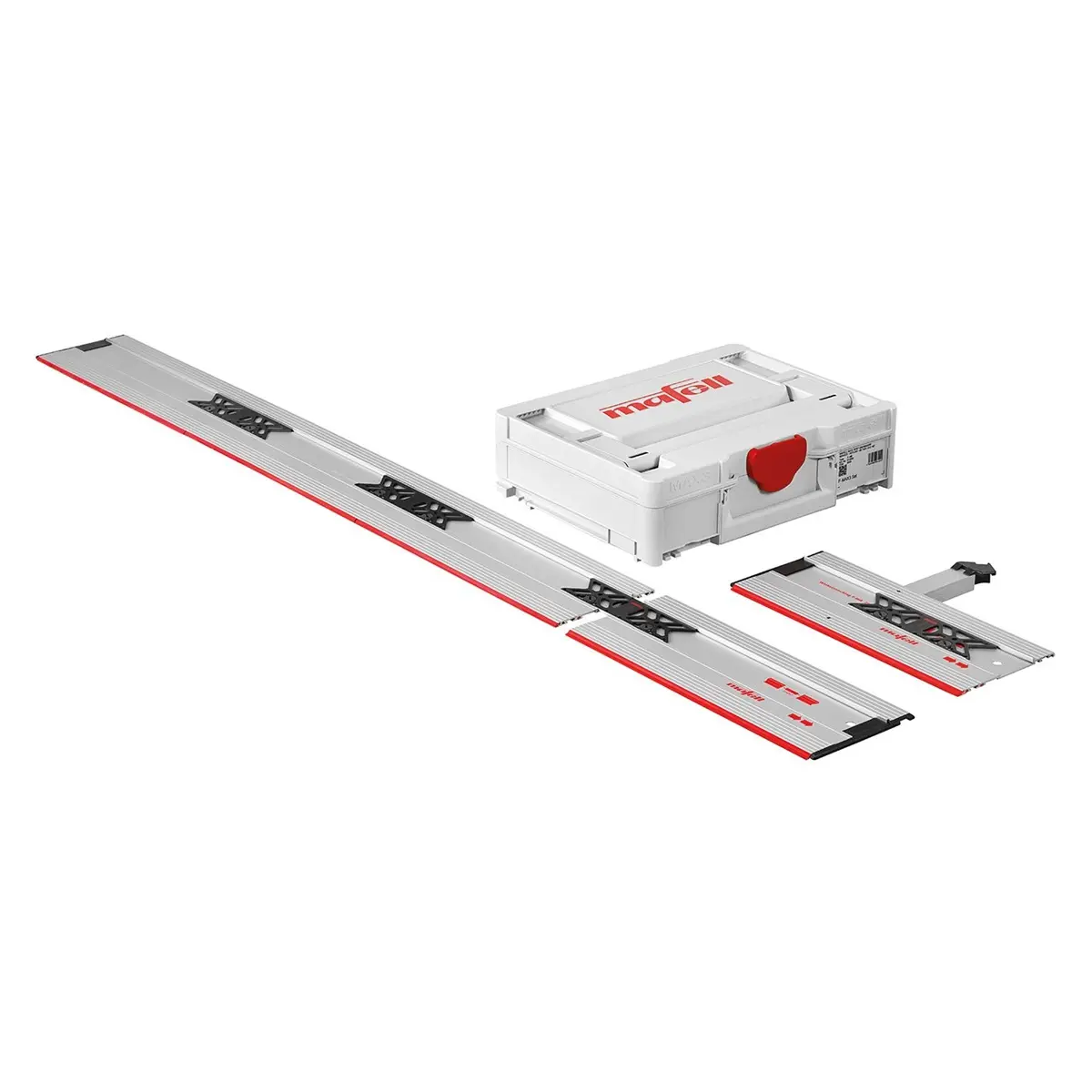 Produktfoto 1 von Mafell Führungsschiene F-Max3 4-teilig bis 148 cm inkl Winkelanschlag und Koffer