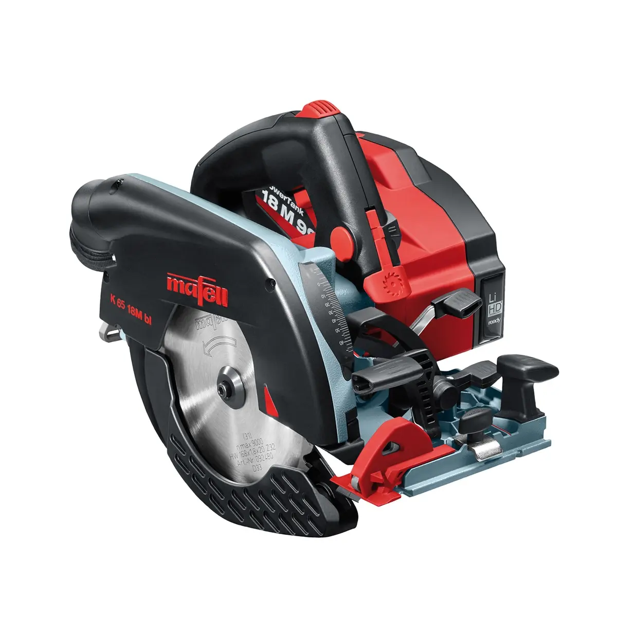 Produktfoto 1 von Mafell K 65 18M bl PURE Akku Handkreissäge T MAX Handkreissäge Kreissäge 91D802
