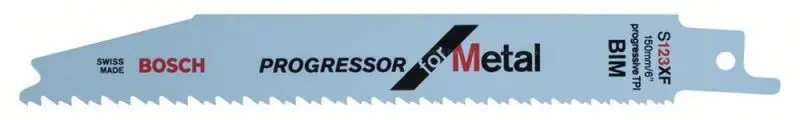 Produktfoto 1 von BOSCH 2608657937, S123XF Stichsägeblatt Progressor für Metall 150 mm 25 Stück