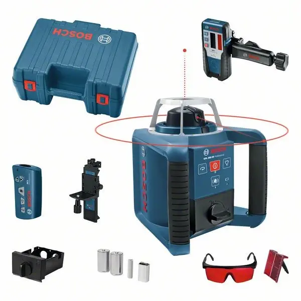 Produktfoto 1 von BOSCH 0601061501, Rotationslaser GRL 300 HV, mit RC 1, WM 4 und LR 1