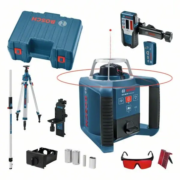 Produktfoto 1 von BOSCH Rotationslaser GRL 300 HV, mit RC 1, WM 4, LR 1, BT300 HD GR240
