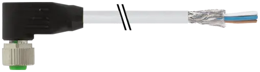 Produktfoto 1 von Murrelektronik 7000-13281-3481500, M12 Bu. 90° A-kod. freies Ltg-ende geschirmt